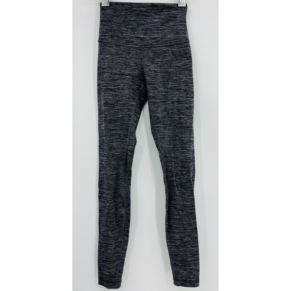 Lululemon Align Pant Nulu Size 2 Space Dark Carbon Ice Gray 27" Inseam